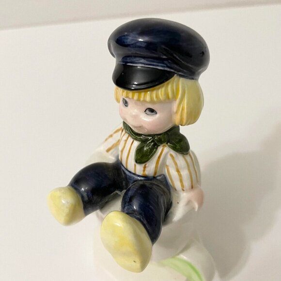 Vintage Disney Its A Small World Dutch Boy Ceramic 6 Inch Tall - Picture 16 of 16
